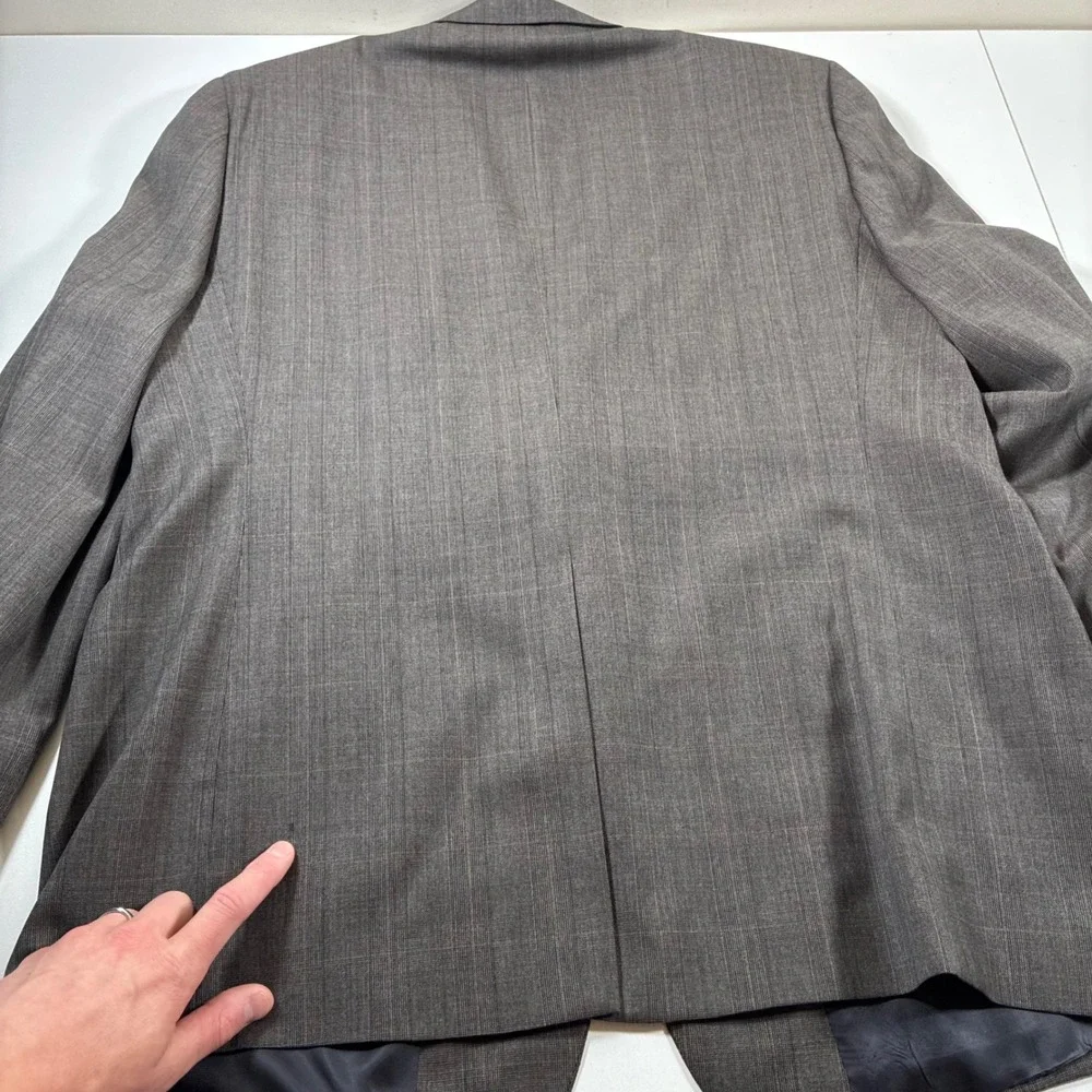 Brooks Brothers Blazer 46R Brown Glen Plaid 100% Wool Sport Coat Canada